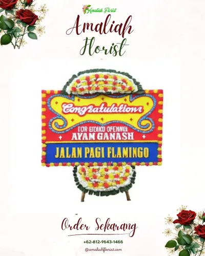 Bunga Papan Congratulation di Pulogading
